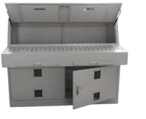 Консоль с наклонной поверхностью из нержавеющей стали и холоднокатанной стали BH  